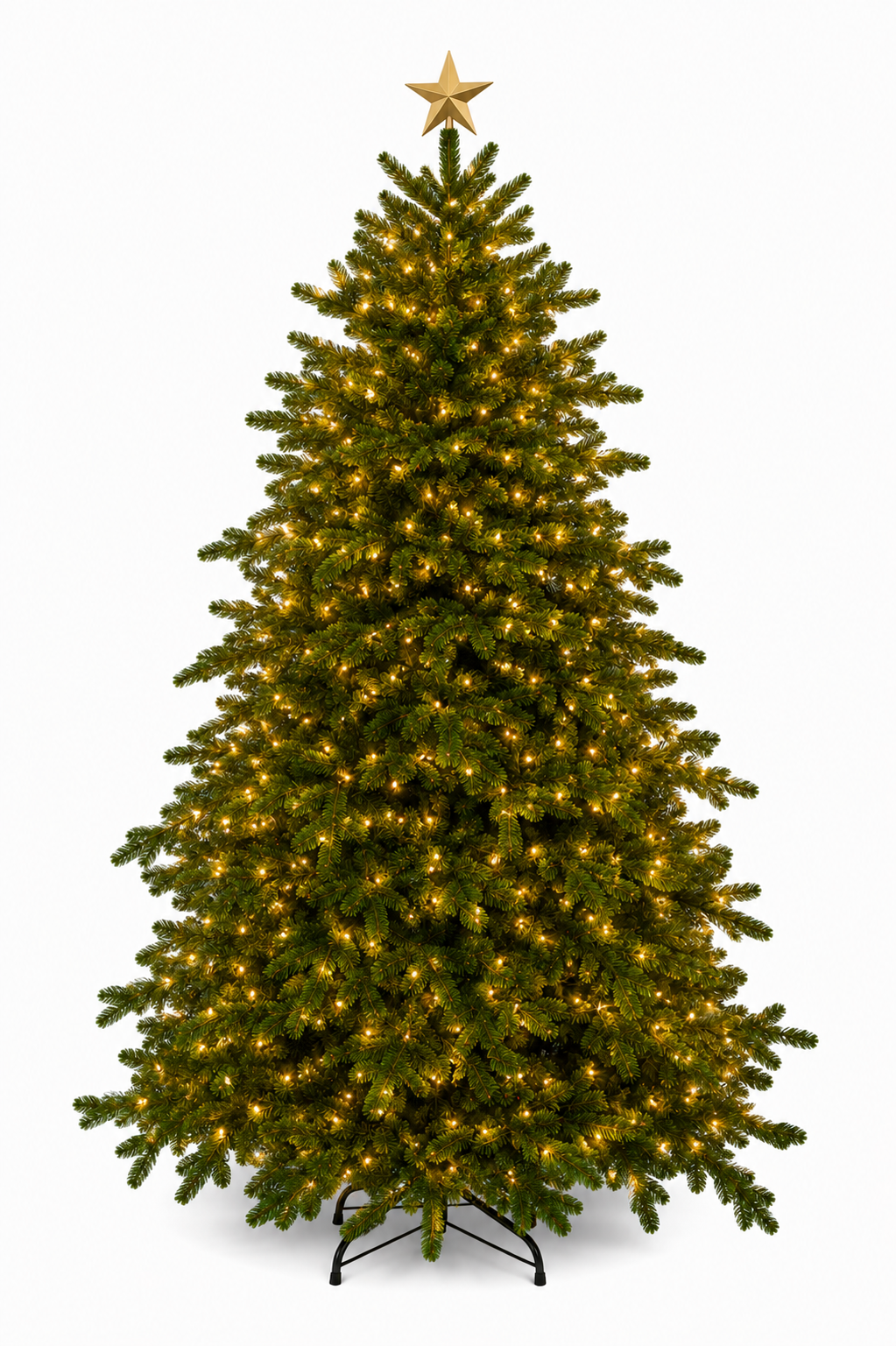 Vorschau des beleuchteten Weihnachtsbaums