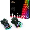 Bunte LED-Weihnachtsbeleuchtung Twinkly für den Weihnachtsbaum