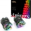 Bunte LED-Weihnachtsbeleuchtung Twinkly für den Weihnachtsbaum