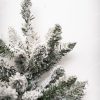 Künstlicher Weihnachtsbaum Mini-Tanne mit Kunstschnee