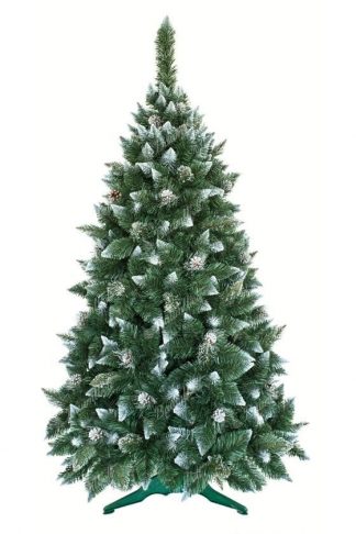 Künstlicher Weihnachtsbaum Silberkiefer mit Eiskristallen