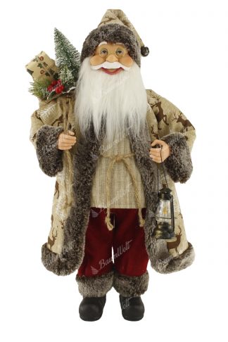 Dekoration Santa Claus braun 46cm