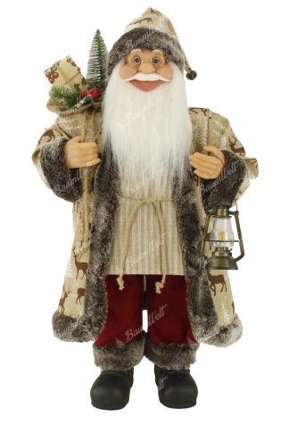 Dekoration Santa Claus braun 60cm
