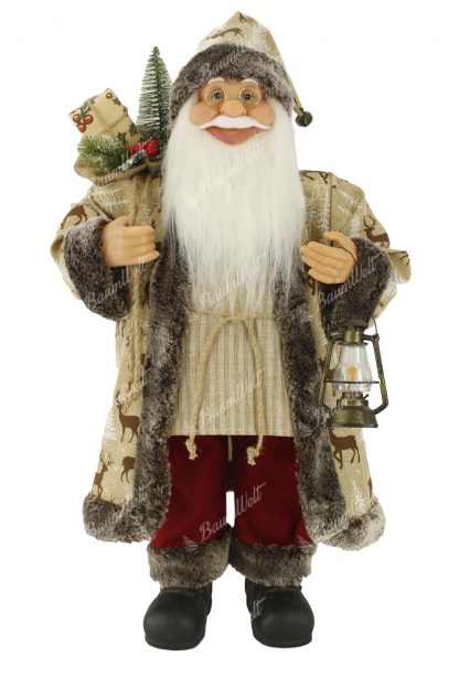 Dekoration Santa Claus braun 60cm