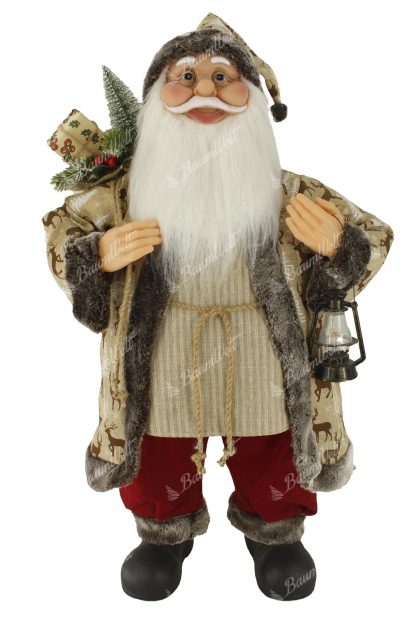 Dekoration Santa Claus braun 80cm