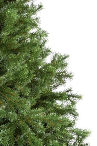 Künstlicher Weihnachtsbaum 3D Zirbelkiefer. Der Baum hat dicke grüne Äste.