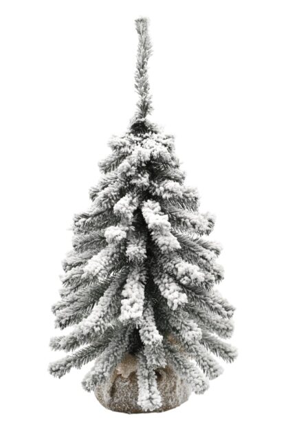 Künstlicher Weihnachtsbaum Mini Fichte Tatra schneebedeckt 60cm hat dick verschneite Zweige