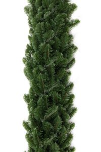 Weihnachtsgirlande 100% 3D Tanne Charmant, hat dichte dunkelgrüne Nadeln