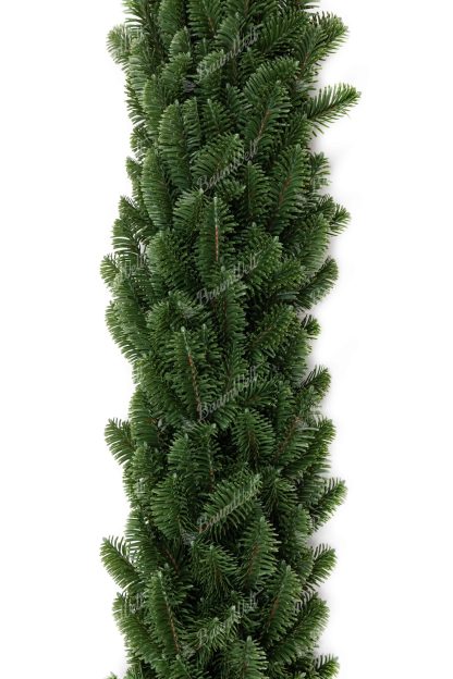 Weihnachtsgirlande 100% 3D Tanne Charmant, hat dichte dunkelgrüne Nadeln