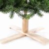 Künstlicher Weihnachtsbaum 3D Finnische Fichte, der Baum hat dicke grüne Nadeln und einen Holzständer