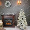 Künstlicher Weihnachtsbaum 3D Polarfichte im Topf 150cm 250LED