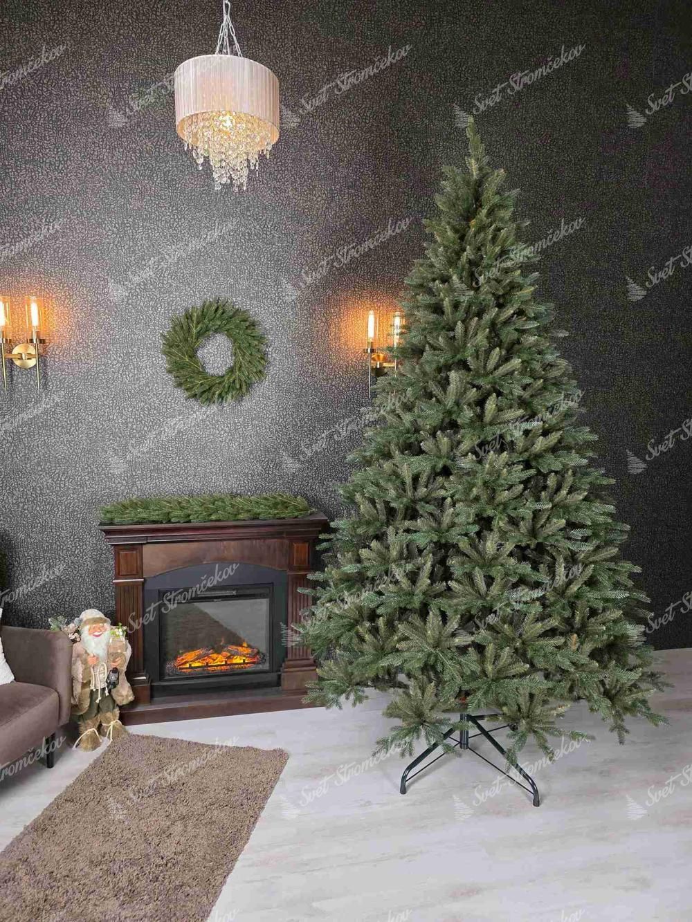 Künstlicher Weihnachtsbaum 3D Alpenfichte 280cm