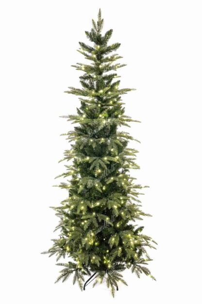 Künstlicher Weihnachtsbaum 3D Tanne Schlank 180cm 250LED