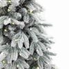 Künstlicher Weihnachtsbaum 3D Polarfichte im Topf 120cm 200LED