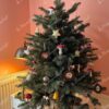 Künstlicher Weihnachtsbaum 3D Smaragd-Tanne im Topf 100cm