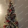 Künstlicher Weihnachtsbaum Weiß-Fichte schlank 180cm