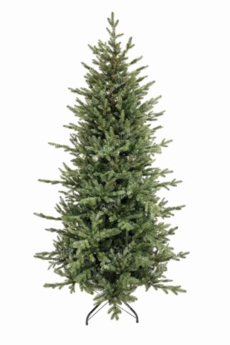 Künstlicher Weihnachtsbaum 3D Estnische Fichte hat eine schmalere Form, leicht hervorstehende Zweige und eine natürliche grüne Farbe