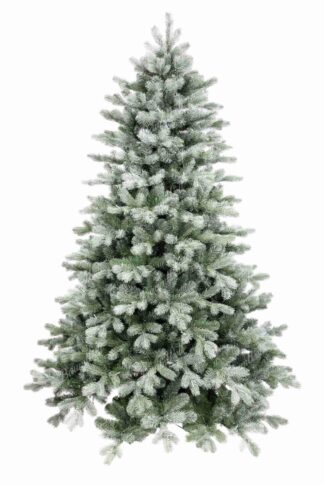 Weihnachtsbaum 3D Graukiefer, Der Weihnachtsbaum wirkt wie echt, ist dicht und hat grün-silberne Zweige