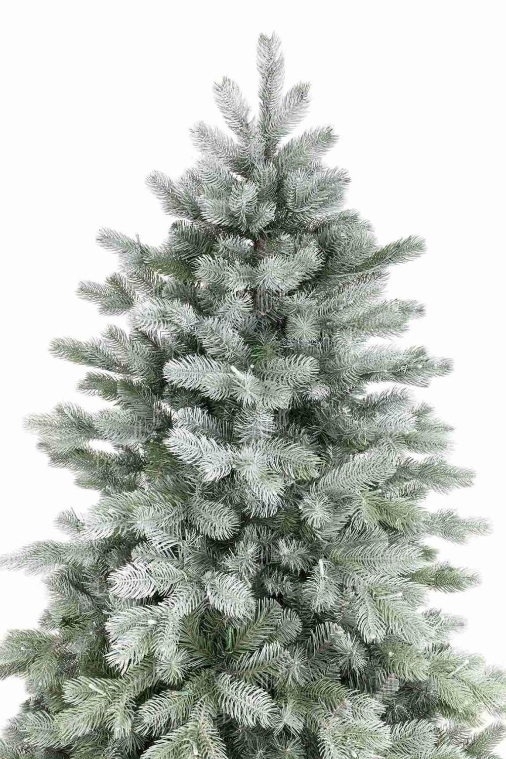 Detailaufnahme des Weihnachtsbaums 3D Graukiefer Das Nadelwerk wirkt täuschend echt und hat eine silbergrüne Farbe