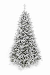 Weihnachtsbaum 3D Lappländische Fichte er hat ein breites Erscheinungsbild und dicht beschneite Zweige