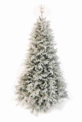 Weihnachtsbaum 3D Lappländische Fichte LED Der Weihnachtsbaum wirkt wie echt, hat dicht beschneite Zweige und eine vormontierte LED-Beleuchtung
